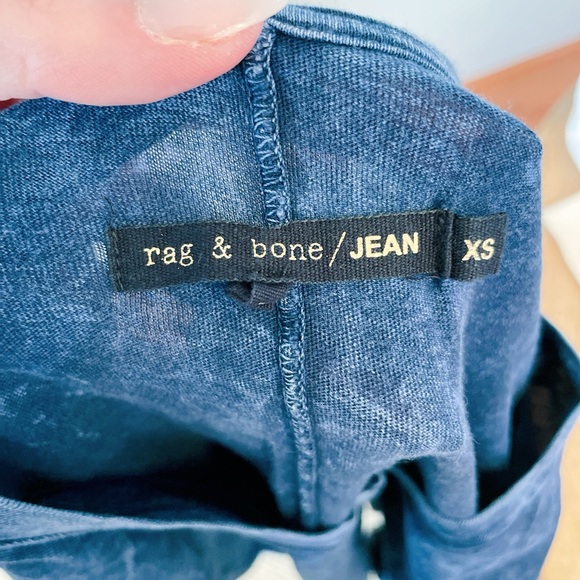 rag & bone/JEAN Washed V-Neck Tee – Women’s Size XS - Picture 6 of 7